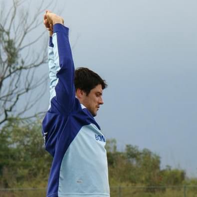 Fabr&iacute;cio em treinamento pelo Cruzeiro