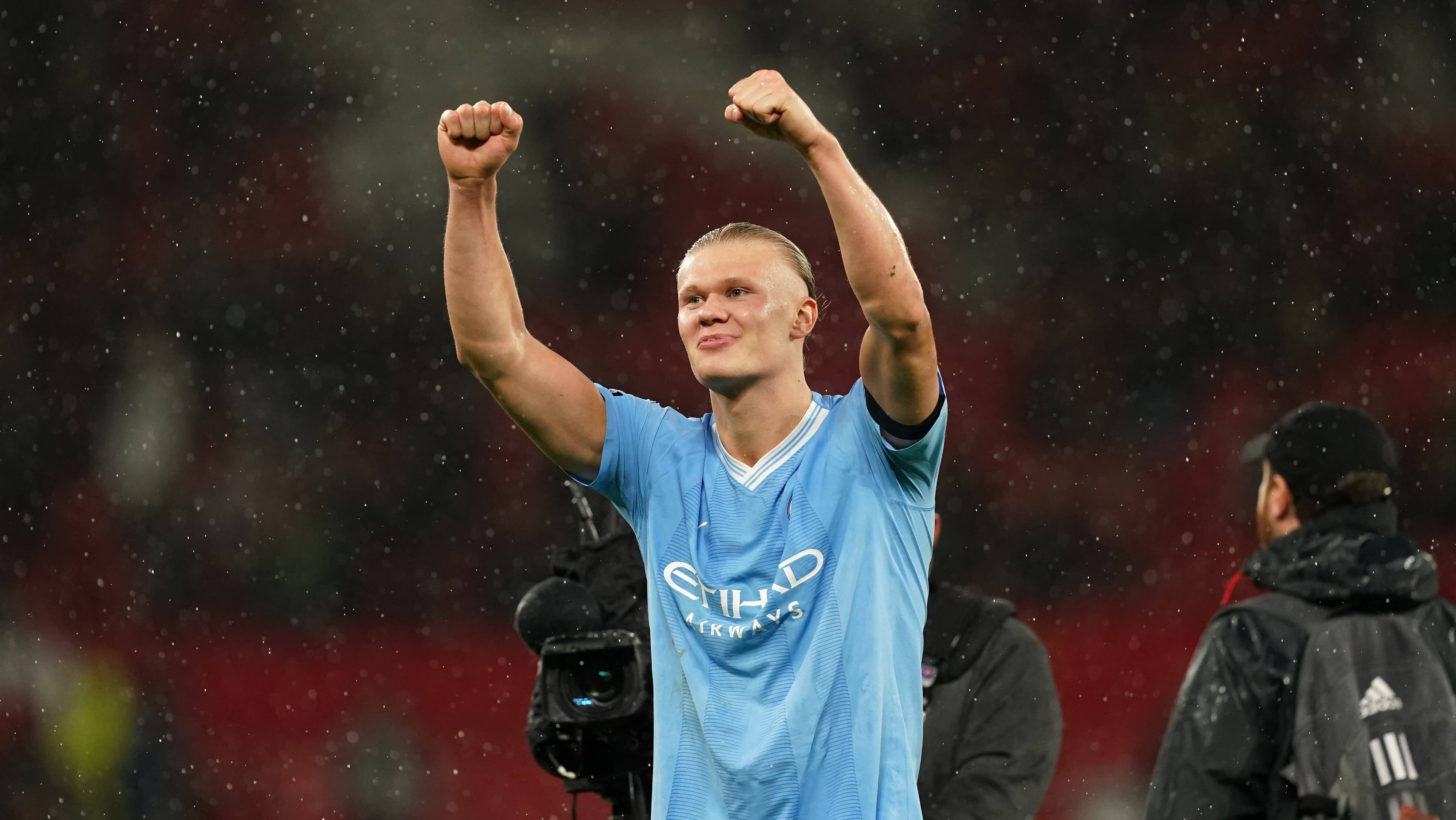 O exterminador do United: as marcas alcan&ccedil;adas por Manchester City e Haaland no 3 a 0