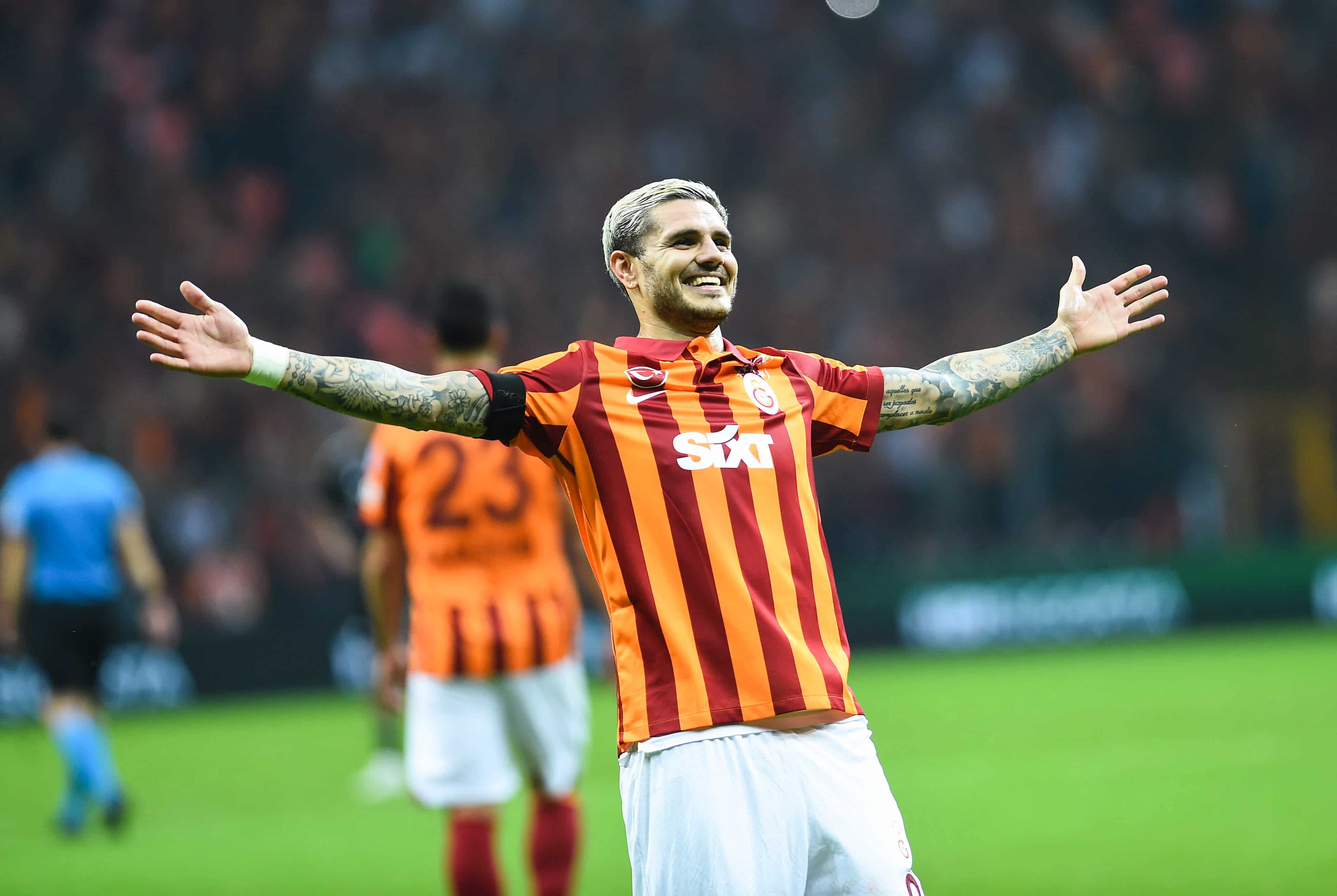 Icardi incendiou a rivalidade entre Galatasaray x Fenerbah&ccedil;e Foto: (Icon Sport)