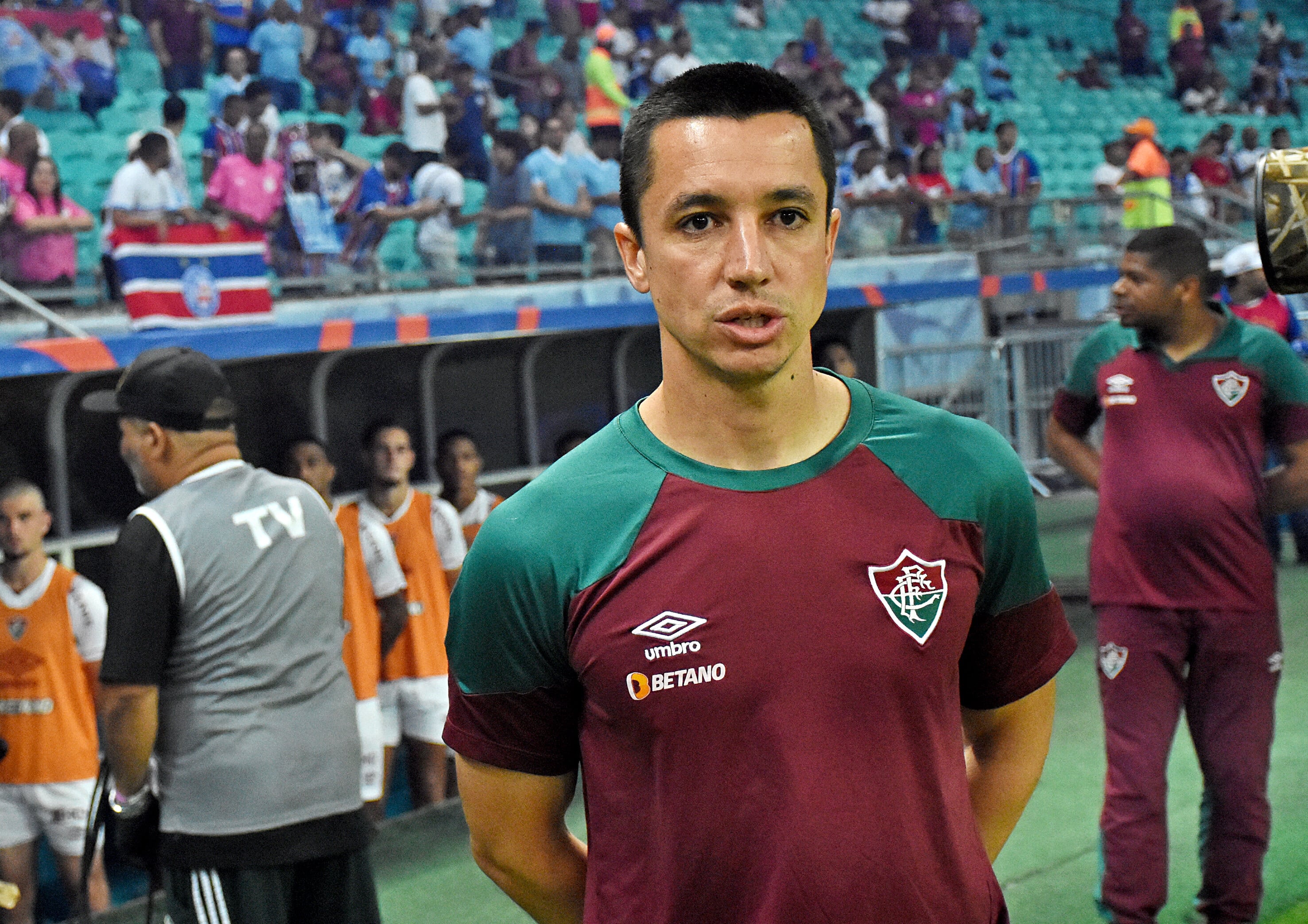 Auxiliar de Diniz atenta para falta de pontaria, mas aprova atua&ccedil;&atilde;o de reservas do Fluminense contra o Bahia
