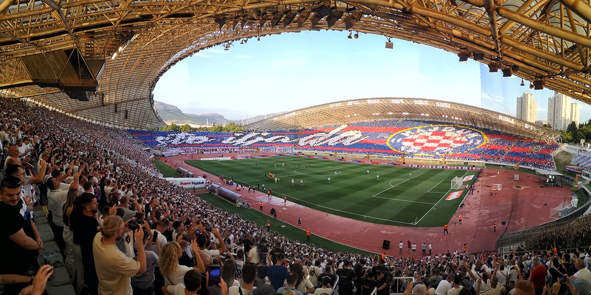 O Hajduk Split ganhou o fervilhante cl&aacute;ssico com o Dinamo Zagreb e se permite sonhar