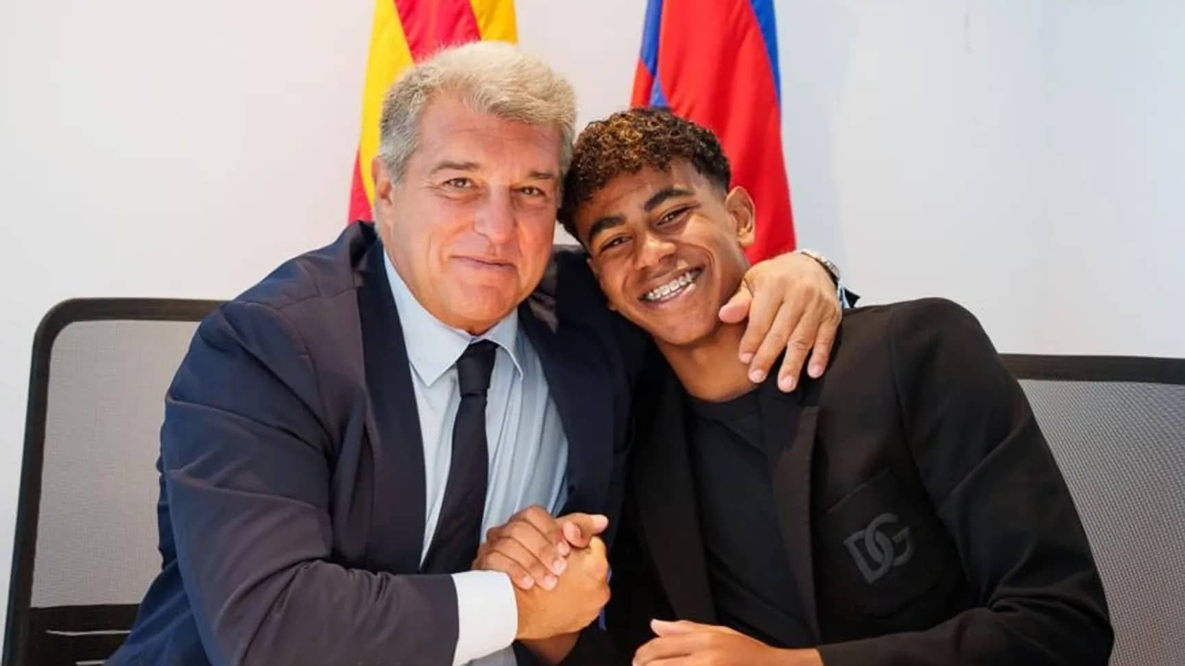 Lamine Yamal renova com o Barcelona e entra no clube da cl&aacute;usula de &euro; 1 bilh&atilde;o