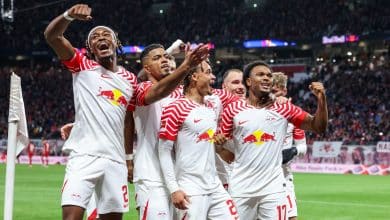 Com Openda e Xavi Simons cada vez mais aclimatados, o Leipzig meteu seis no Col&ocirc;nia