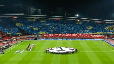 Ficou genial o mosaico de &ldquo;A Noite Estrelada&rdquo; feito pelo Estrela Vermelha na Champions