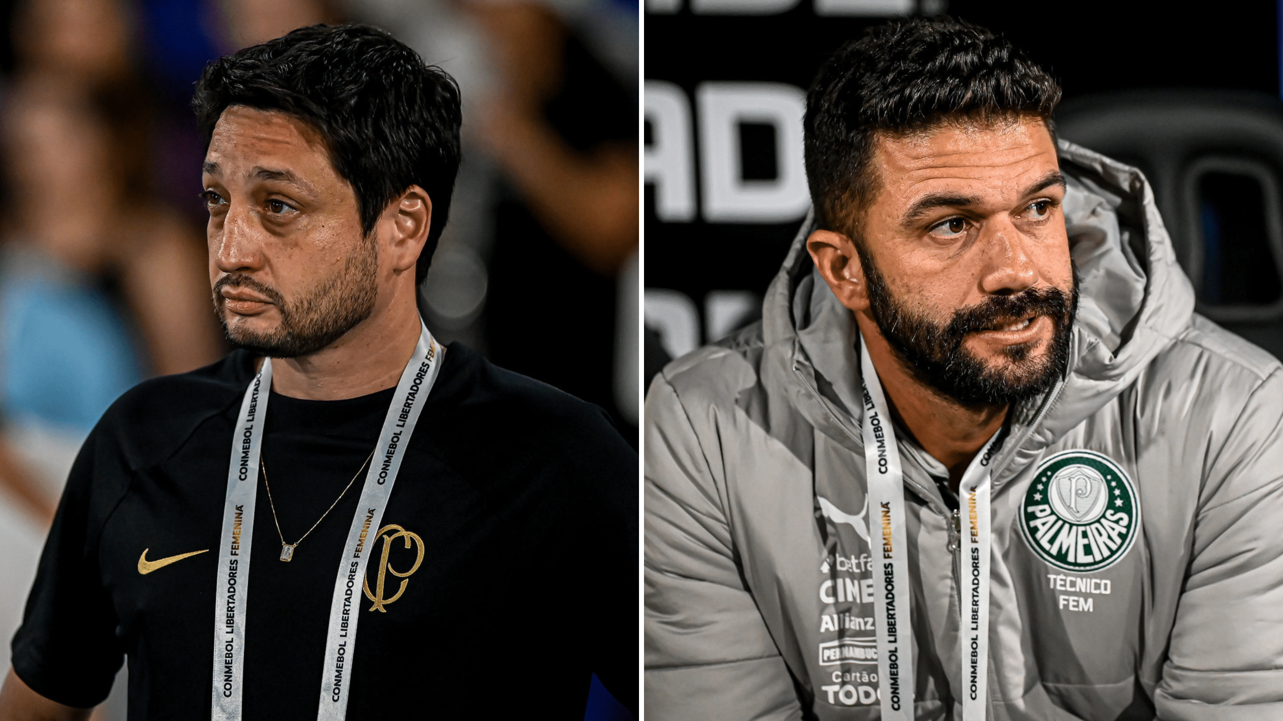 Libertadores feminina: como rivalidade entre t&eacute;cnicos segue colocando fogo no Corinthians x Palmeiras