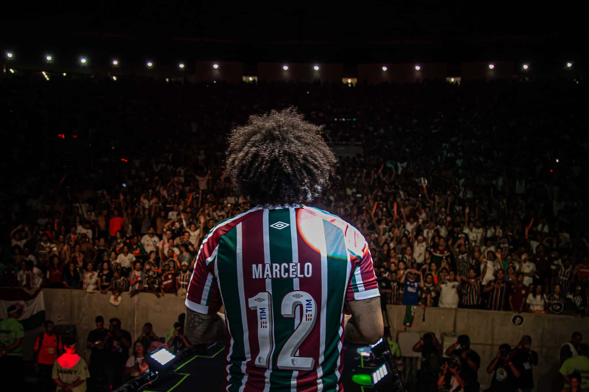 Marcelo levou milhares de tricolores ao Maracan&atilde; para sua apresenta&ccedil;&atilde;o em 2023 - Foto: MARCELO GON&Ccedil;ALVES / FLUMINENSE F.C.