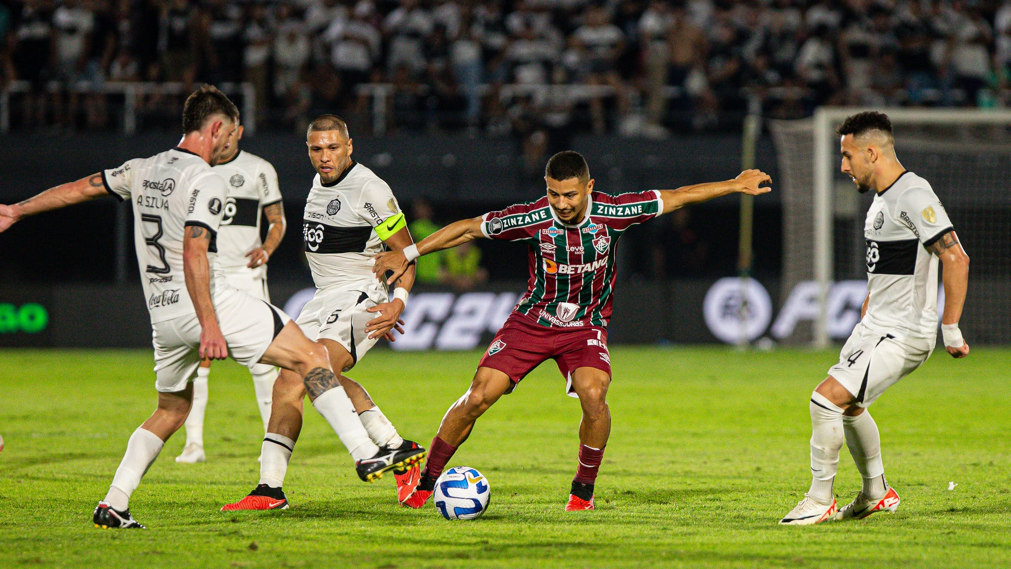 Andr&eacute; teve grande atua&ccedil;&atilde;o no confronto pelas quartas de final da Libertadores, contra o Olimpia, no caminho do t&iacute;tulo do Fluminense - Foto: Marcelo Gon&ccedil;alves/Fluminense FC