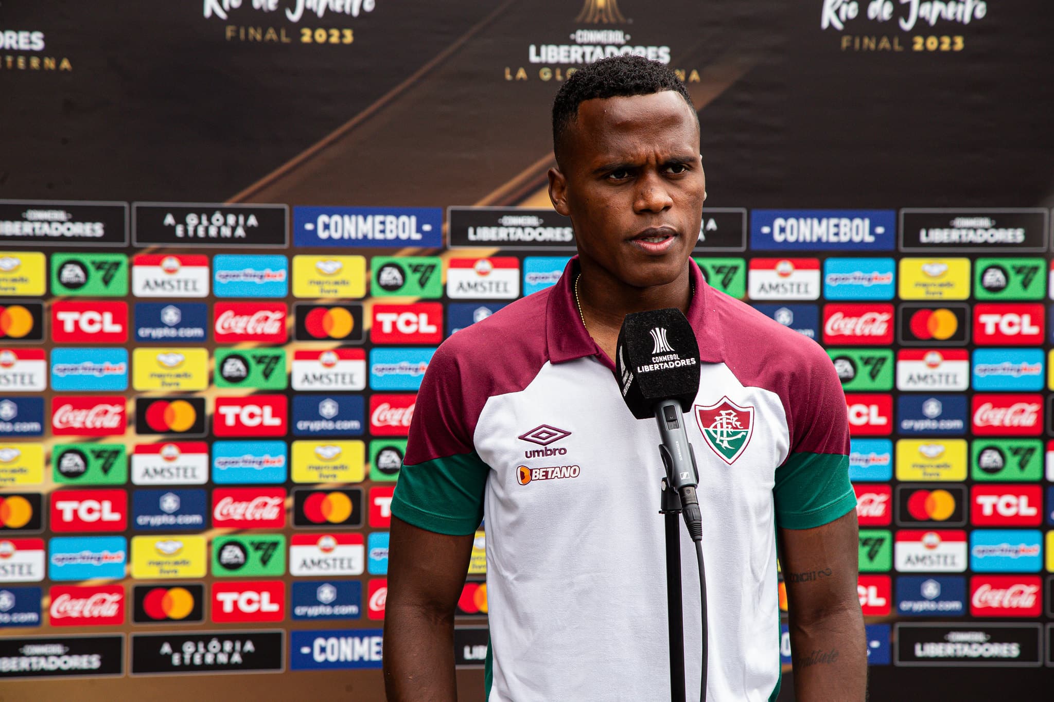 Jhon Arias quer Fluminense ao seu estilo para a final da Libertadores - Foto: Marcelo Gon&ccedil;alves/Fluminense FC