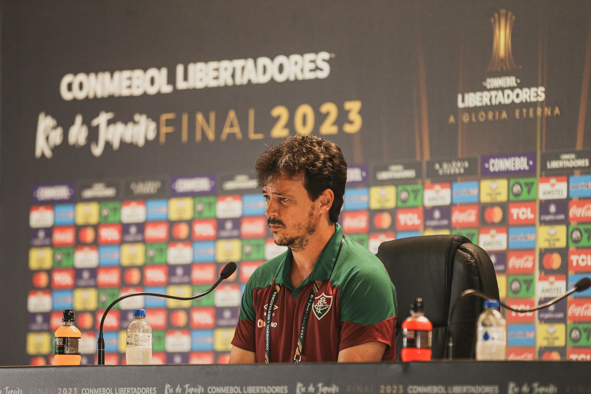 Fernando Diniz tenta levar Fluminense ao primeiro t&iacute;tulo de Libertadores de sua hist&oacute;ria - Foto: Lucas Mer&ccedil;on/Fluminense FC