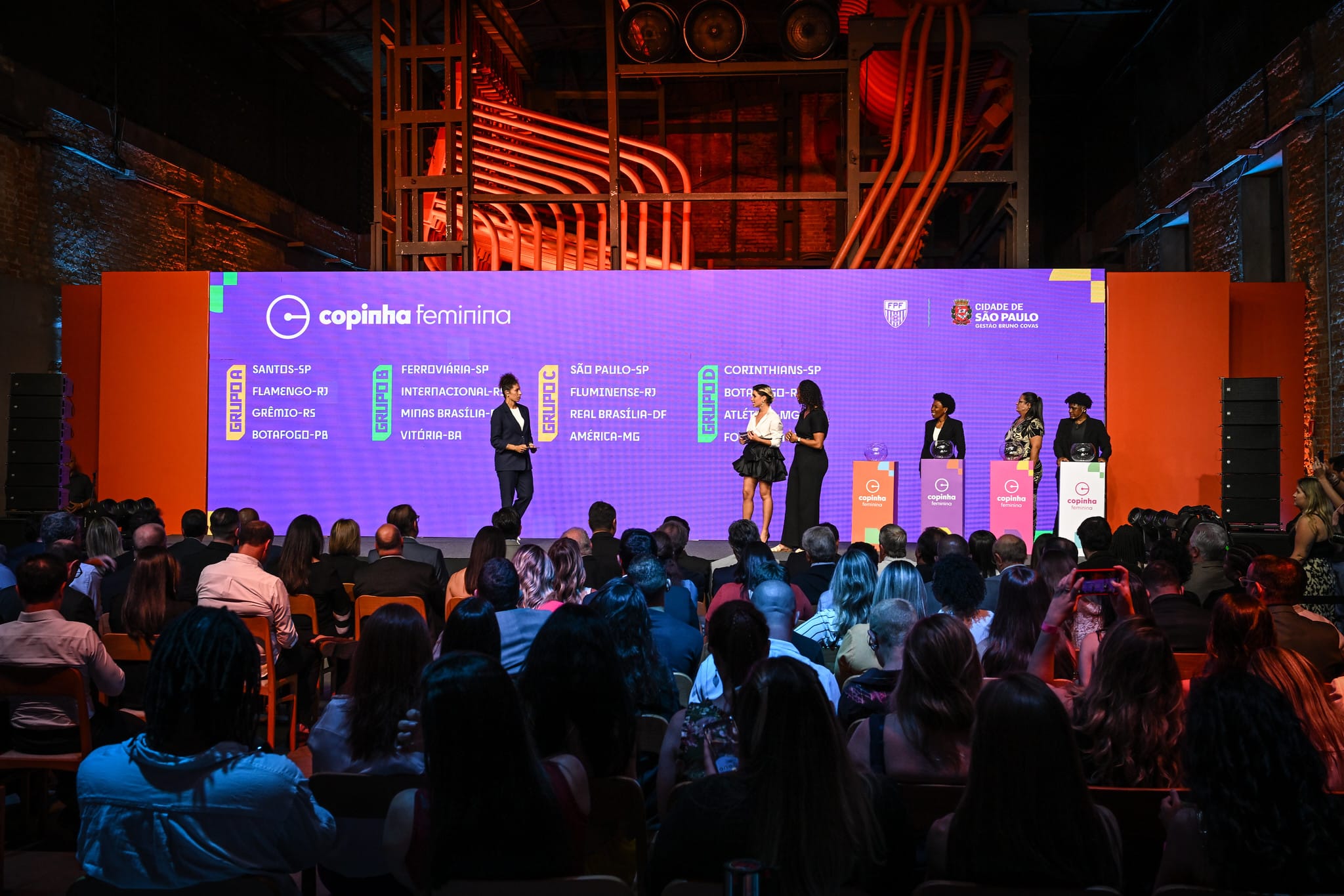 Copinha Feminina &eacute; sorteada pela 1&ordf; vez, faz hist&oacute;ria e as sementes de um futuro brilhante est&atilde;o plantadas