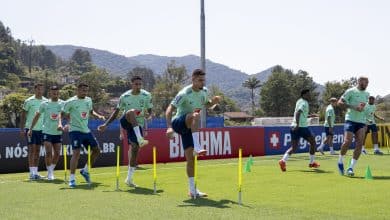 Cedo para se animar? Jesus vai a campo no &uacute;ltimo treino do Brasil, mas n&atilde;o viaja para a Col&ocirc;mbia
