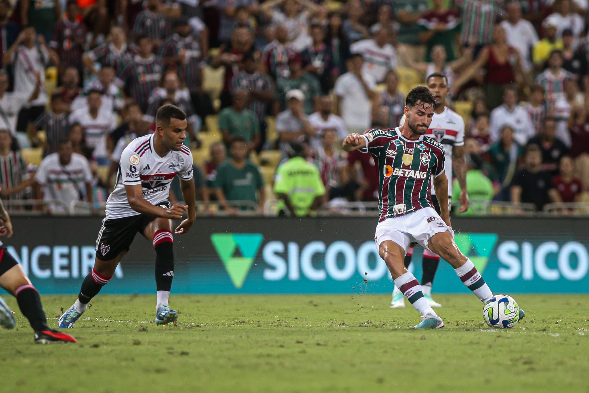 Martinelli teve grande atua&ccedil;&atilde;o contra o S&atilde;o Paulo e mostrou que o Fluminense est&aacute; bem servido para a vida sem Andr&eacute; - Foto: MARCELO GON&Ccedil;ALVES / FLUMINENSE FC