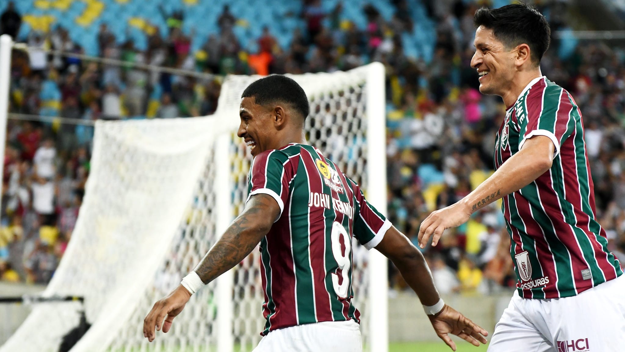 Perigosa dupla de ataque do Fluminense jogar&aacute; contra o Santos na Vila Belmiro - Foto: MAILSON SANTANA/FLUMINENSE FC