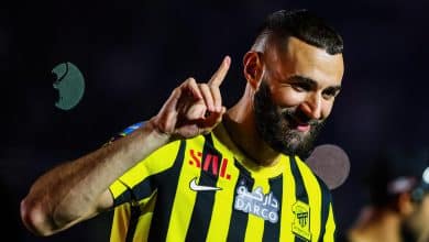 Hat-trick de Benzema anula 1&ordm; tempo sonolento e Al-Ittihad volta a vencer no Saudita
