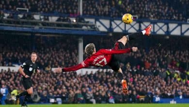 Com gola&ccedil;o de Garnacho, Manchester United foi consistente para vencer Everton com autoridade