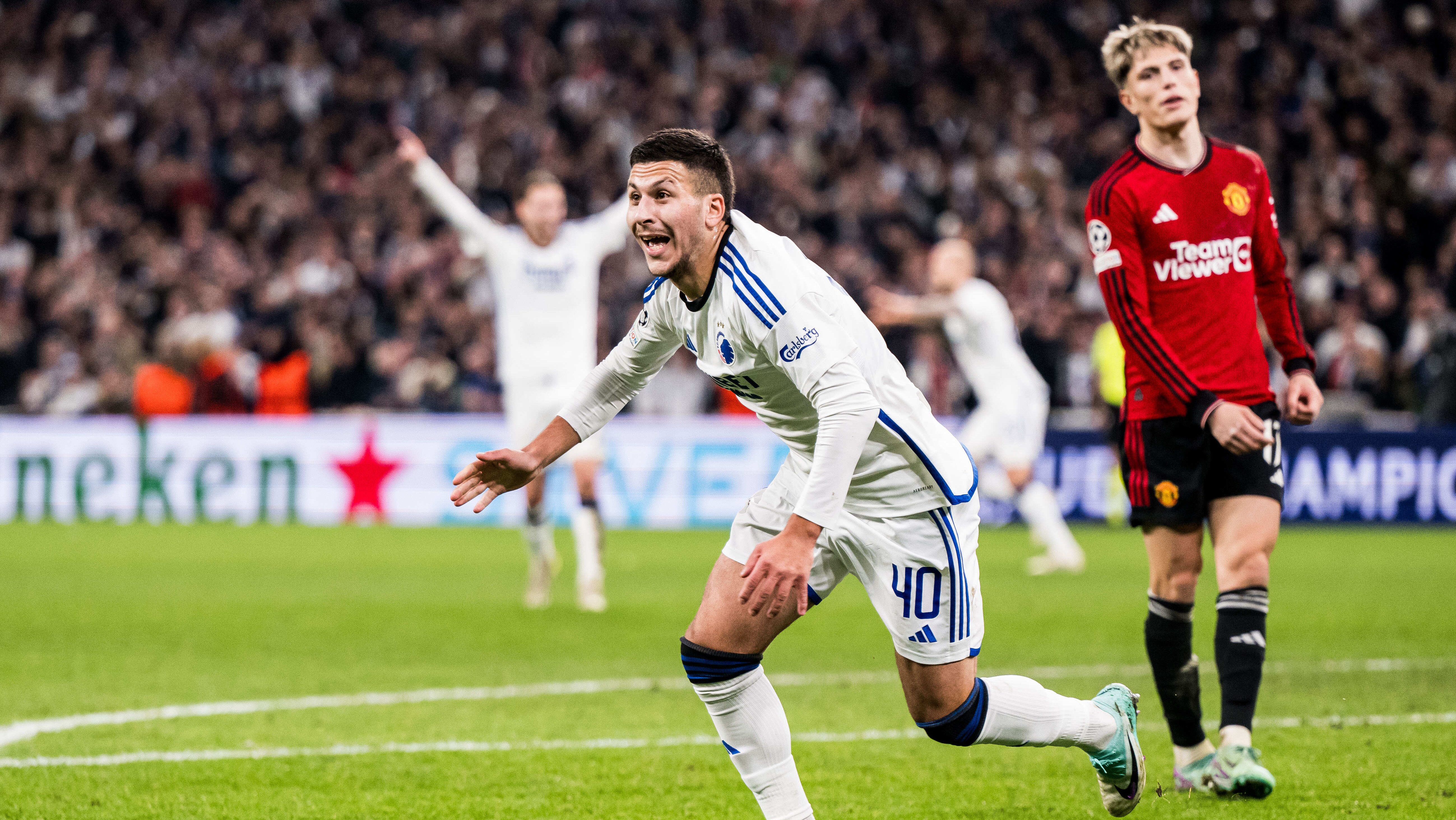 Teve de tudo na virada inacredit&aacute;vel do Copenhague sobre o United, que se complicou na Champions