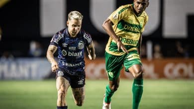 Pouco inspirado, o Santos amarga empate sem gols na Vila Belmiro contra o Cuiab&aacute;