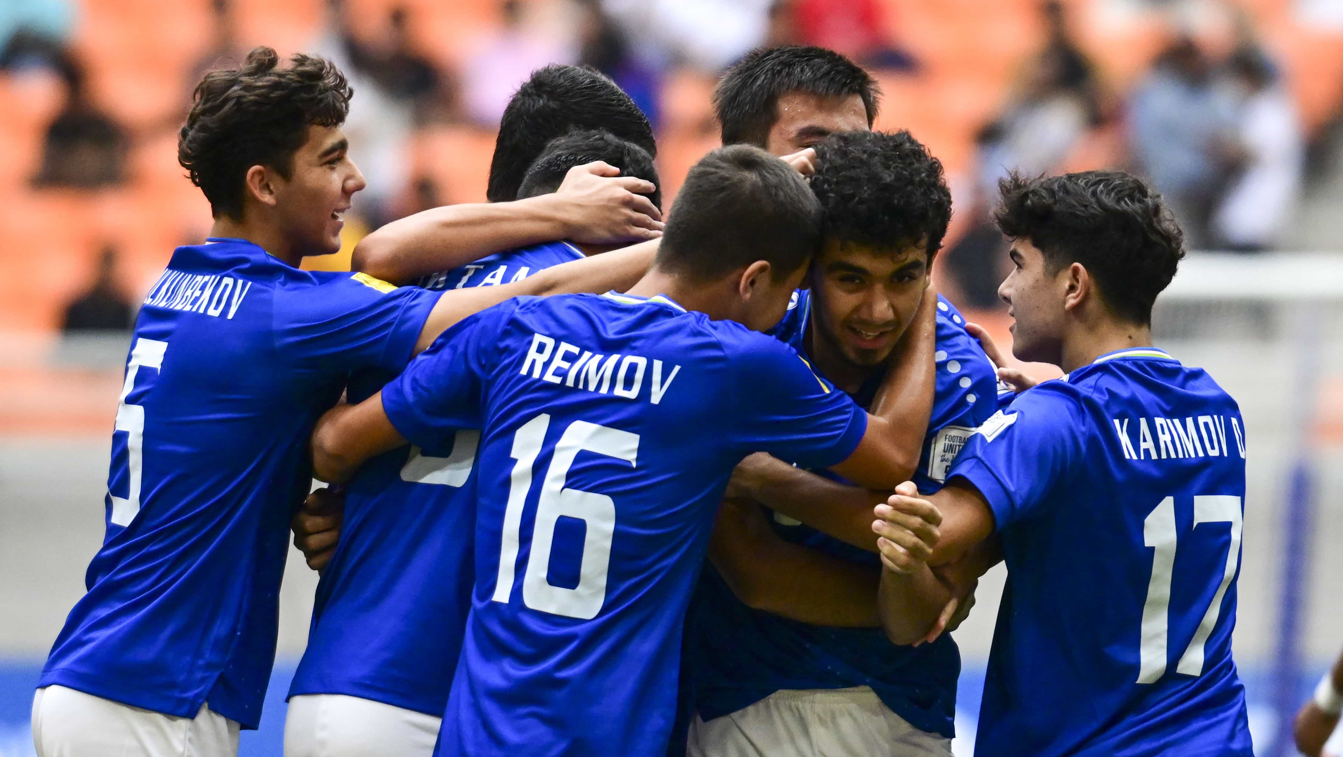 Uzbequist&atilde;o &eacute; a zebra das oitavas do Mundial Sub-17 e vai enfrentar a Fran&ccedil;a, que se safou nos p&ecirc;naltis