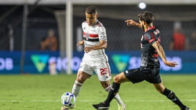 S&atilde;o Paulo faz RB Bragantino patinar na briga pelo t&iacute;tulo com vit&oacute;ria na Vila Belmiro