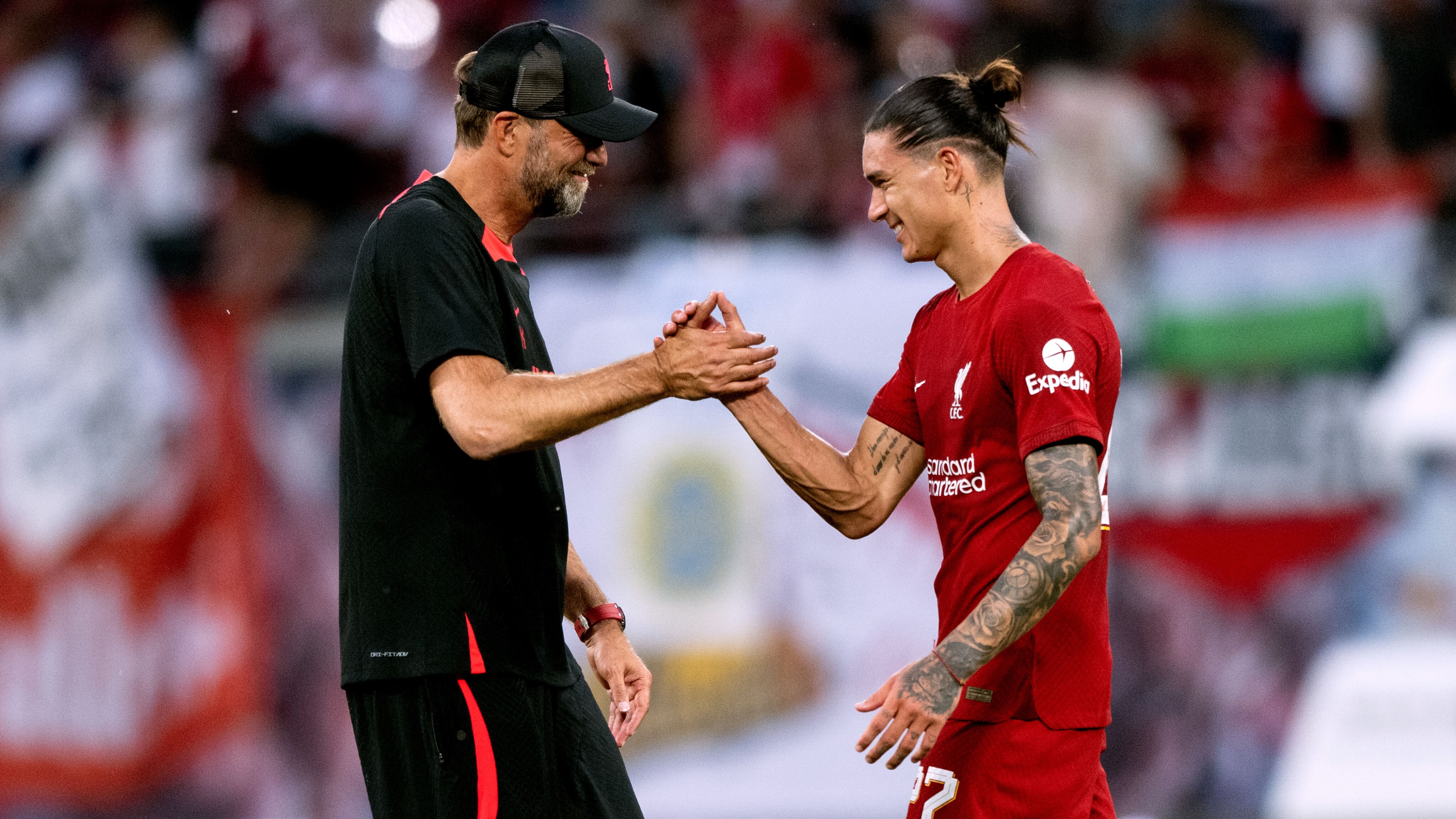 N&uacute;&ntilde;ez est&aacute; em vis&iacute;vel recupera&ccedil;&atilde;o e merece os elogios de Klopp