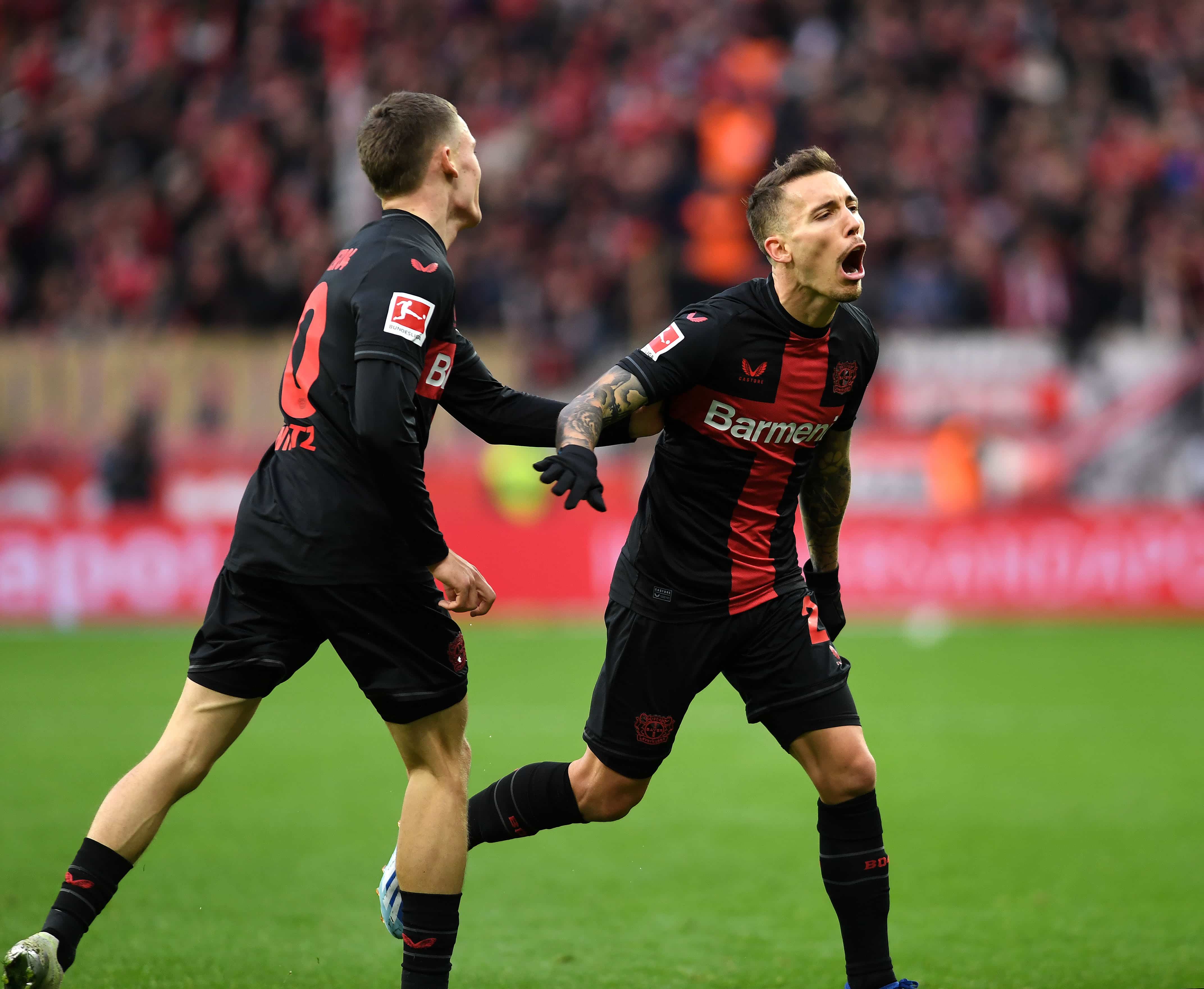 A m&aacute;quina que &eacute; o Leverkusen de Xabi Alonso atropelou mais um: 4 a 0 no Union Berlim