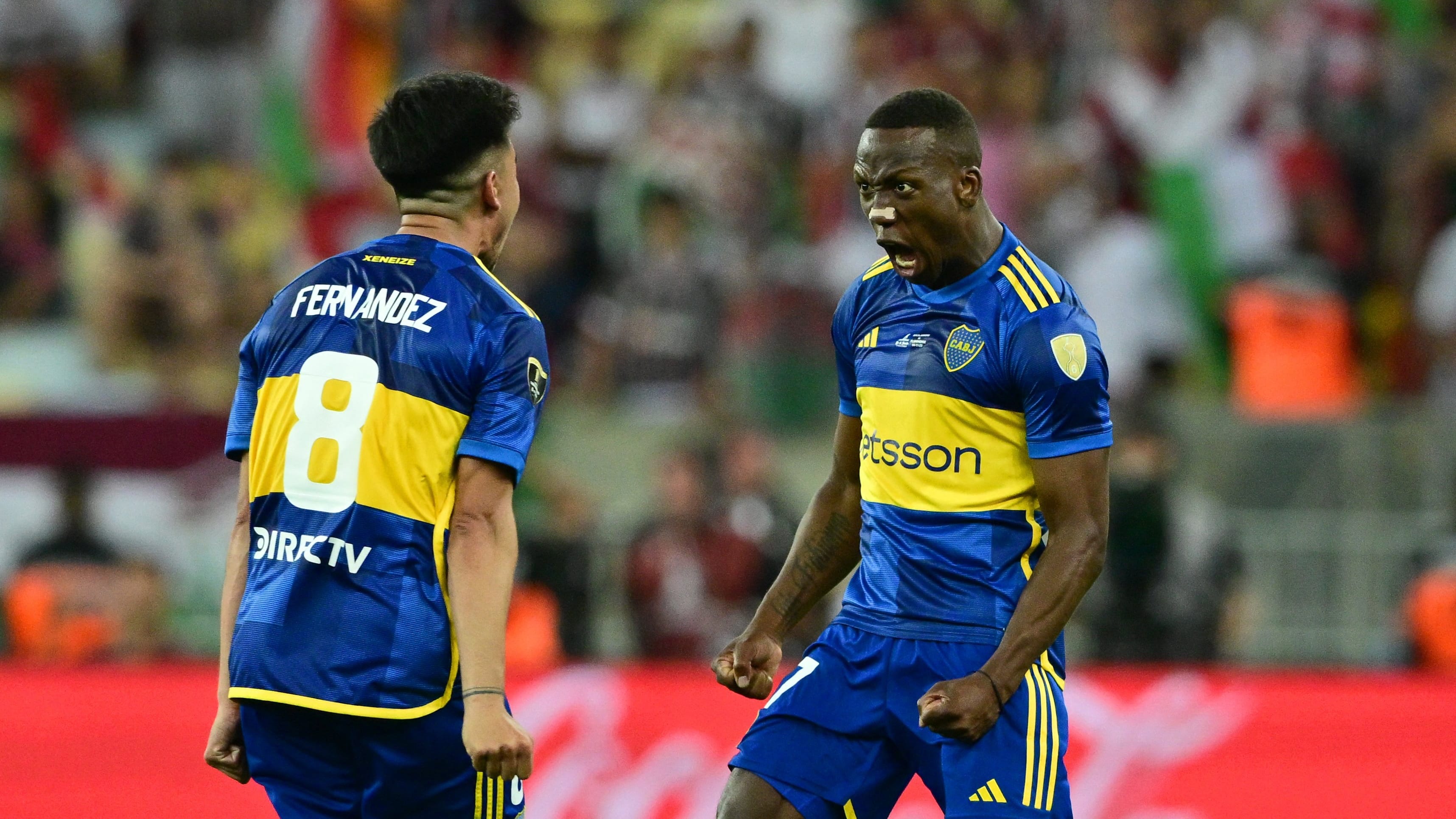 Adv&iacute;ncula foi o respons&aacute;vel pelo gol do Boca Juniors na final da Libertadores (Foto: Conmebol)