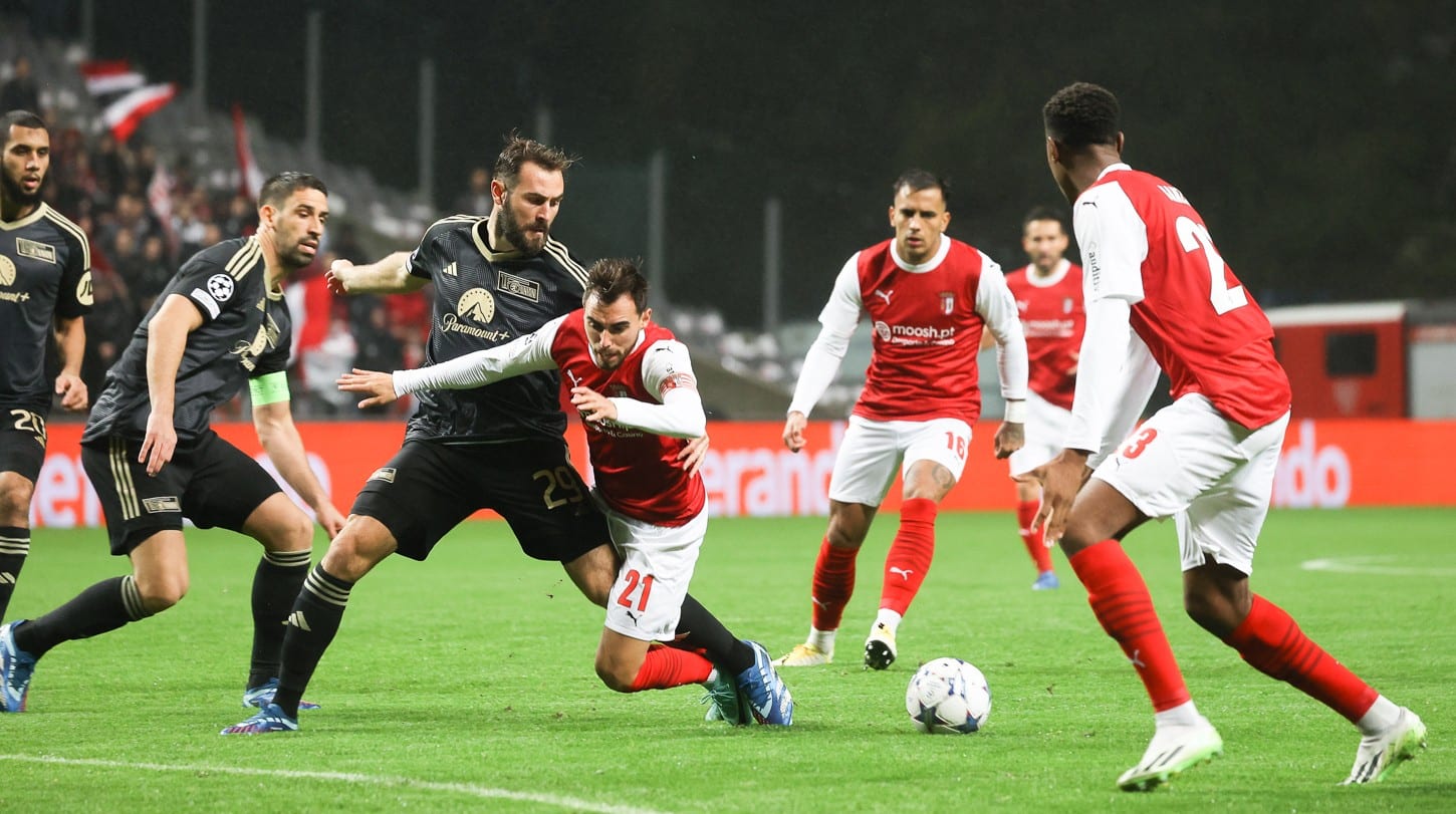 O Union n&atilde;o aproveitou a expuls&atilde;o e, com o empate, o Braga mant&eacute;m o fio de esperan&ccedil;a pela classifica&ccedil;&atilde;o