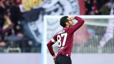 Candreva soltou um petardo e a Lazio foi v&iacute;tima da primeira vit&oacute;ria da Salernitana nesta Serie A