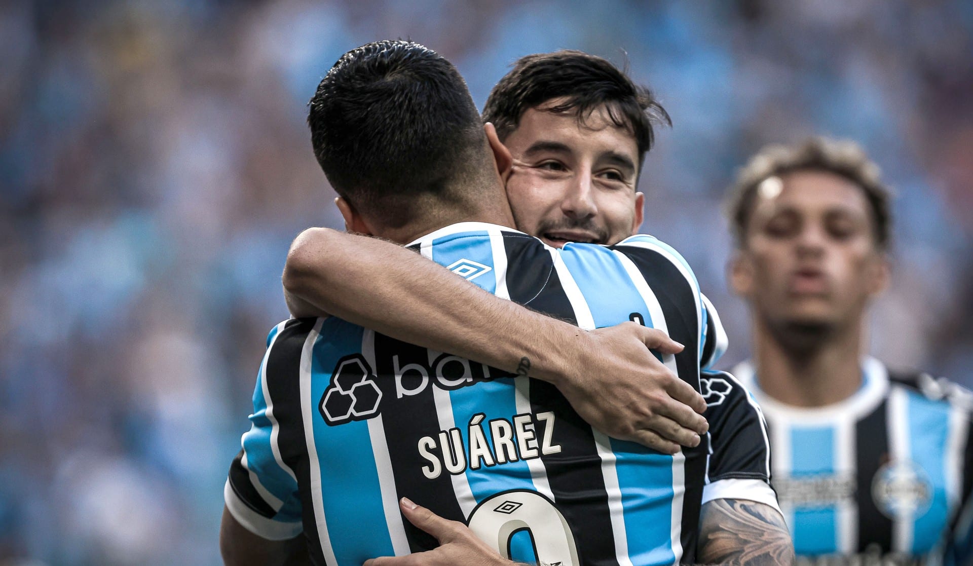 Villasanti e Su&aacute;rez mais uma vez foram diferenciais ao Gr&ecirc;mio, que derrotou o Coritiba
