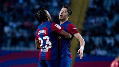 O Barcelona sofreu em casa contra o Alav&eacute;s, mas a precis&atilde;o de Lewa possibilitou a virada