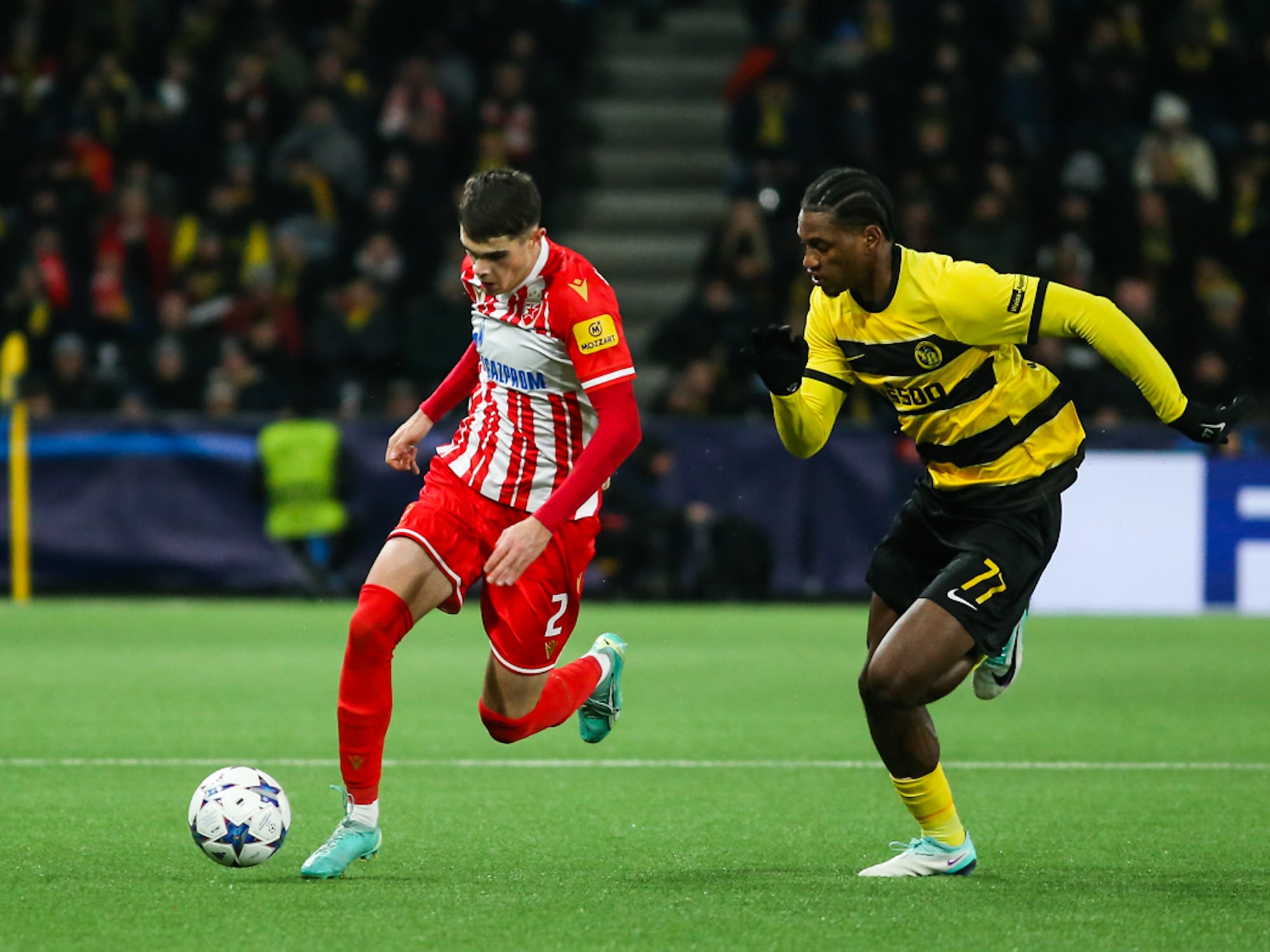 No duelo de &lsquo;patinhos feios&rsquo;, o Young Boys venceu o Estrela Vermelha e garantiu vaga na Liga Europa