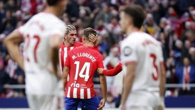 Com expuls&atilde;o rel&acirc;mpago de Soyuncu, Atl&eacute;tico de Madrid vence Sevilla e mant&eacute;m tabu