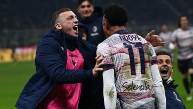 Classifica&ccedil;&atilde;o do Bologna sobre a Inter com virada na prorroga&ccedil;&atilde;o foi t&atilde;o insana que at&eacute; Thiago Motta&nbsp;foi &agrave; loucura