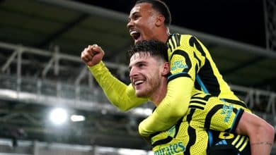Rice mostra mais uma vez que Arsenal &eacute; o time dos acr&eacute;scimos em vit&oacute;ria contra o Luton Town
