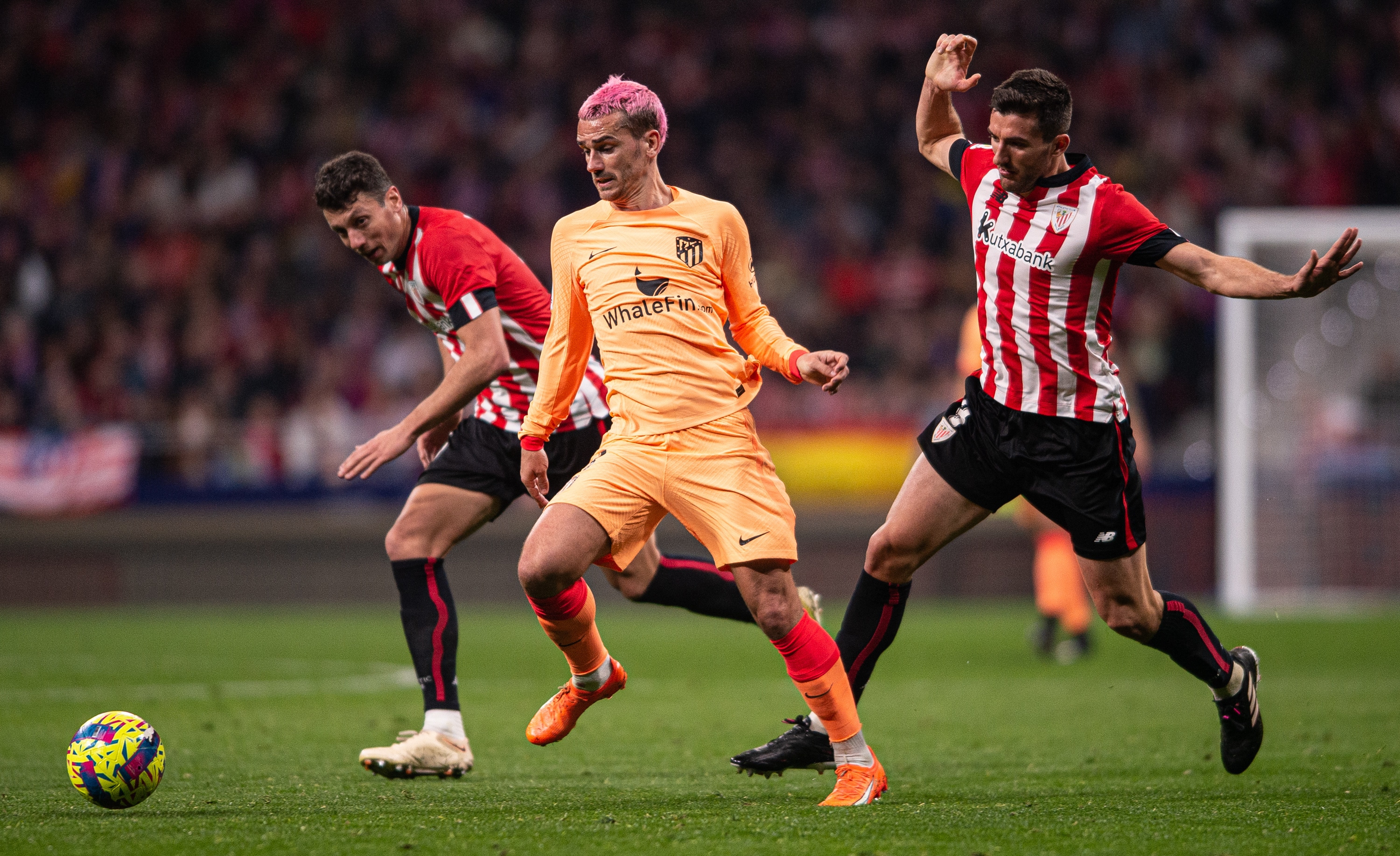 Atl&eacute;tico de Madrid quer se colocar na briga pelo t&iacute;tulo de La Liga, mas vai precisar estragar a festa do Athletic Bilbao