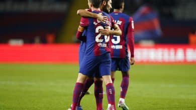 Barcelona sofre mas entra na rota das vit&oacute;rias em partida marcada por defesas incr&iacute;veis do goleiro do Alme&iacute;ra