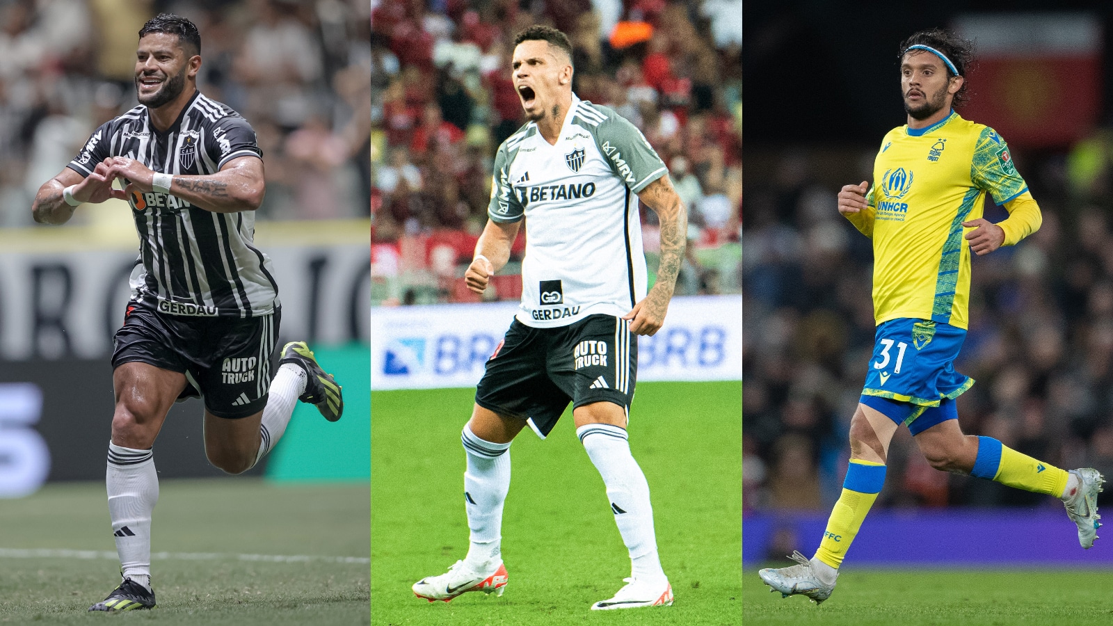 Atl&eacute;tico-MG monta ataque de grandes destaques dos tr&ecirc;s &uacute;ltimos Brasileir&otilde;es