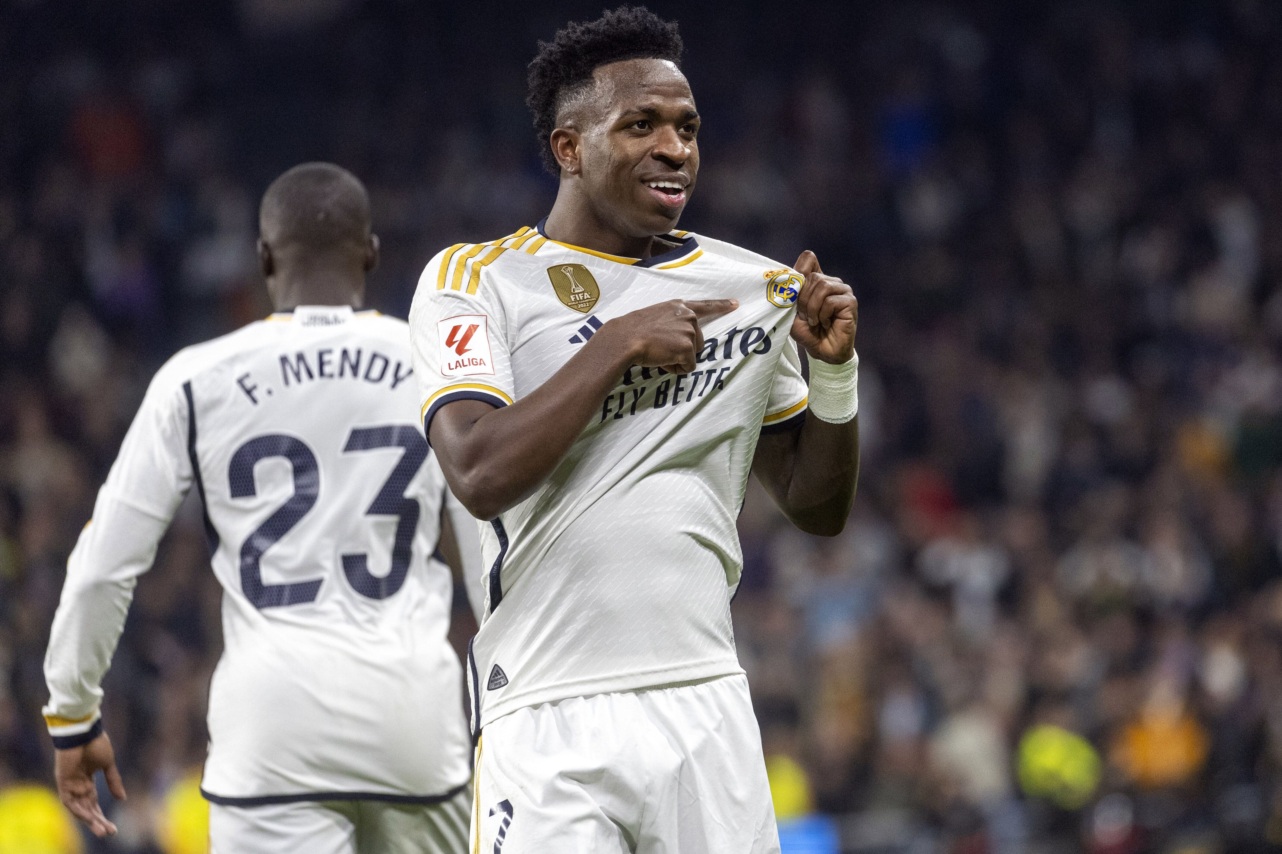 Vinicius Junior afirma estar em condi&ccedil;&otilde;es de voltar e decis&atilde;o de entrar em campo depende s&oacute; de Ancelotti