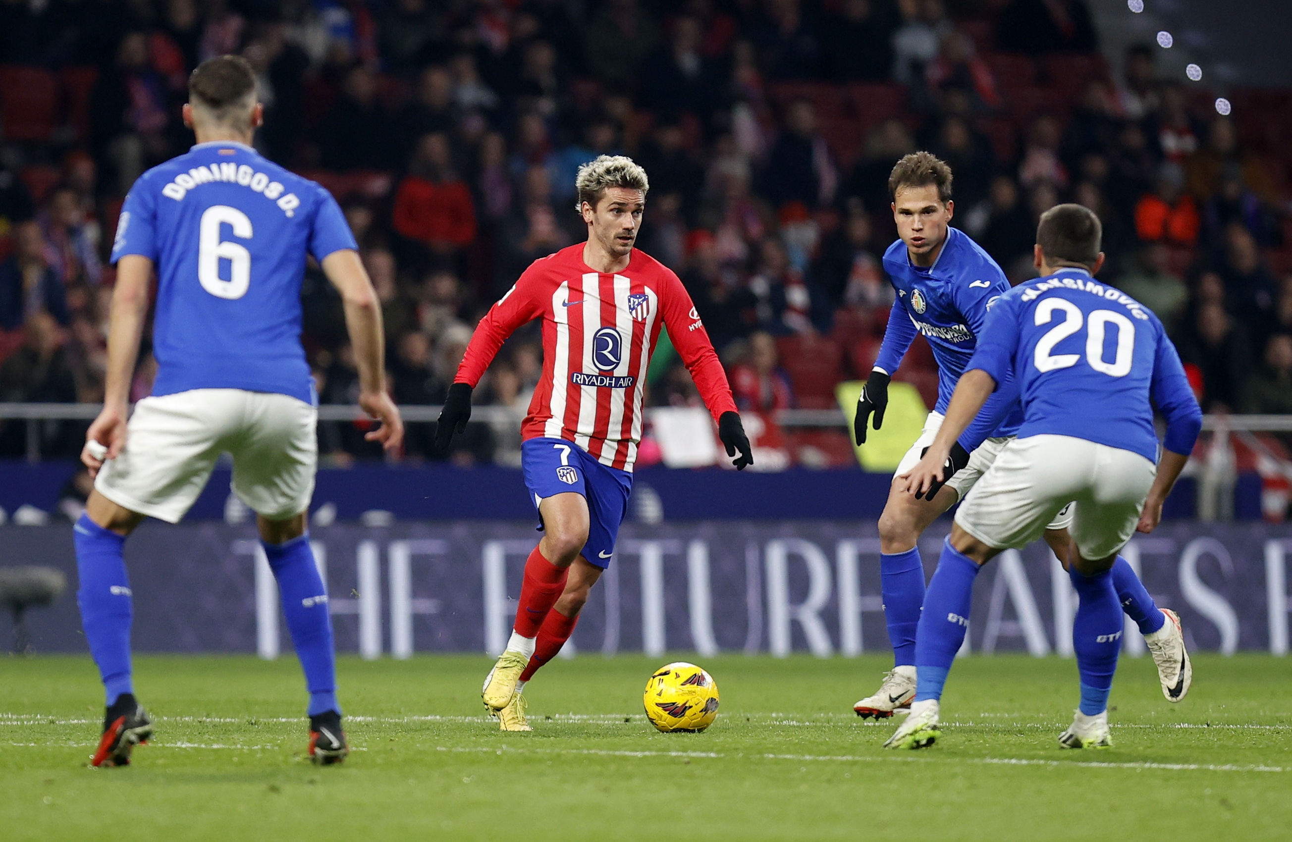 Rea&ccedil;&atilde;o improv&aacute;vel do Getafe deixa gosto amargo ao Atl&eacute;tico em tarde especial de Griezmann