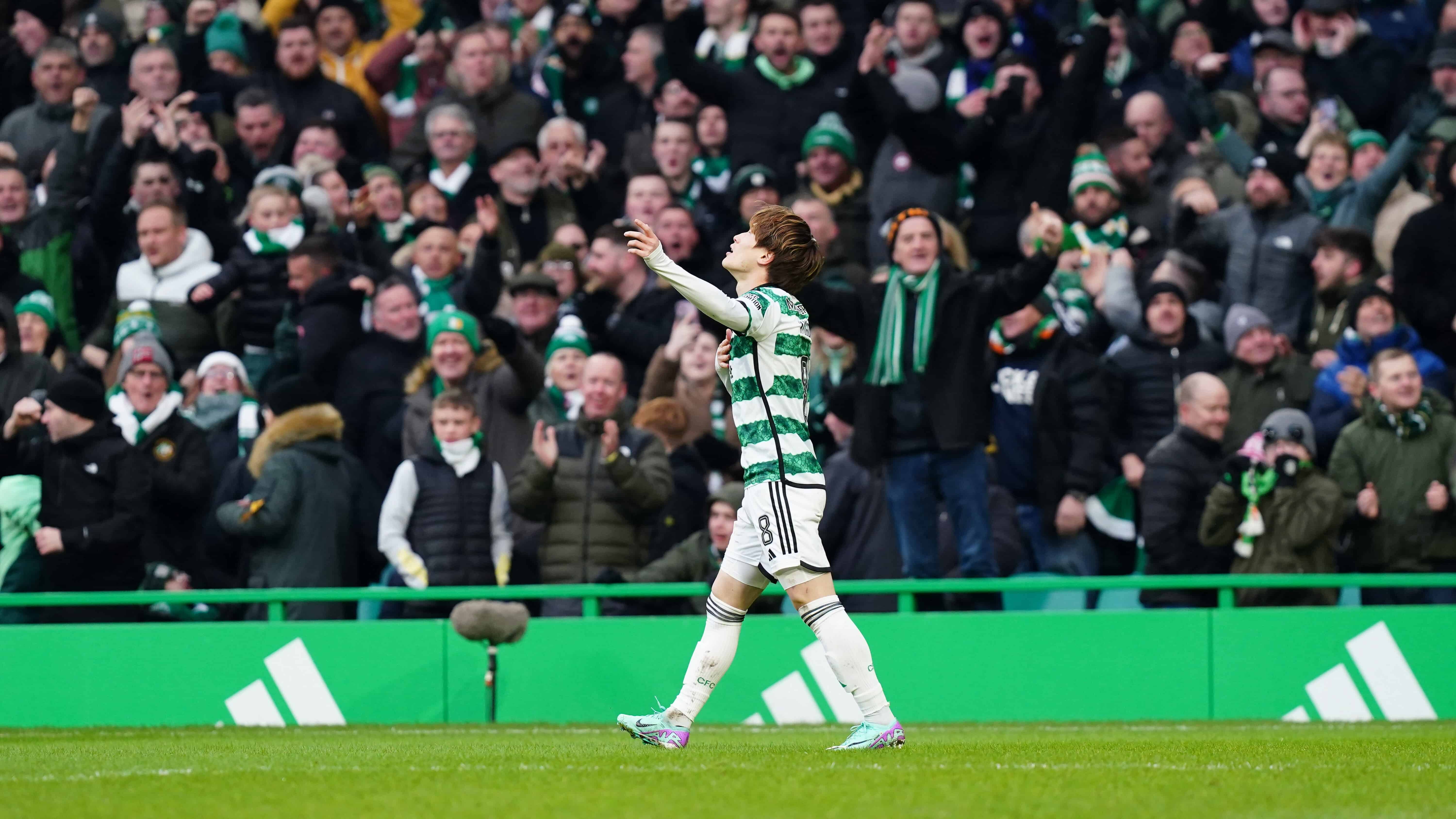 Kyogo assombra o Rangers mais uma vez e Celtic se isola na lideran&ccedil;a do Campeonato Escoc&ecirc;s