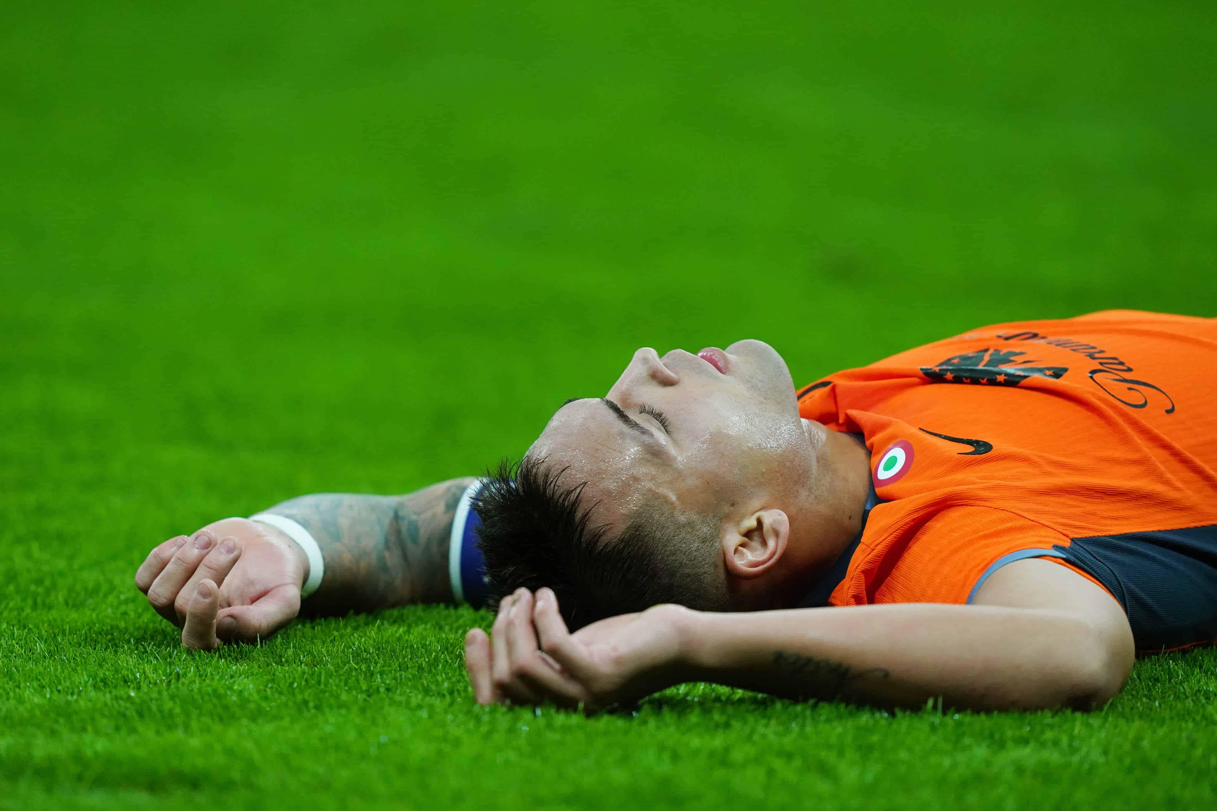 P&eacute;ssima not&iacute;cia para a Internazionale: um machucado Lautaro perder&aacute; o fim de 2023