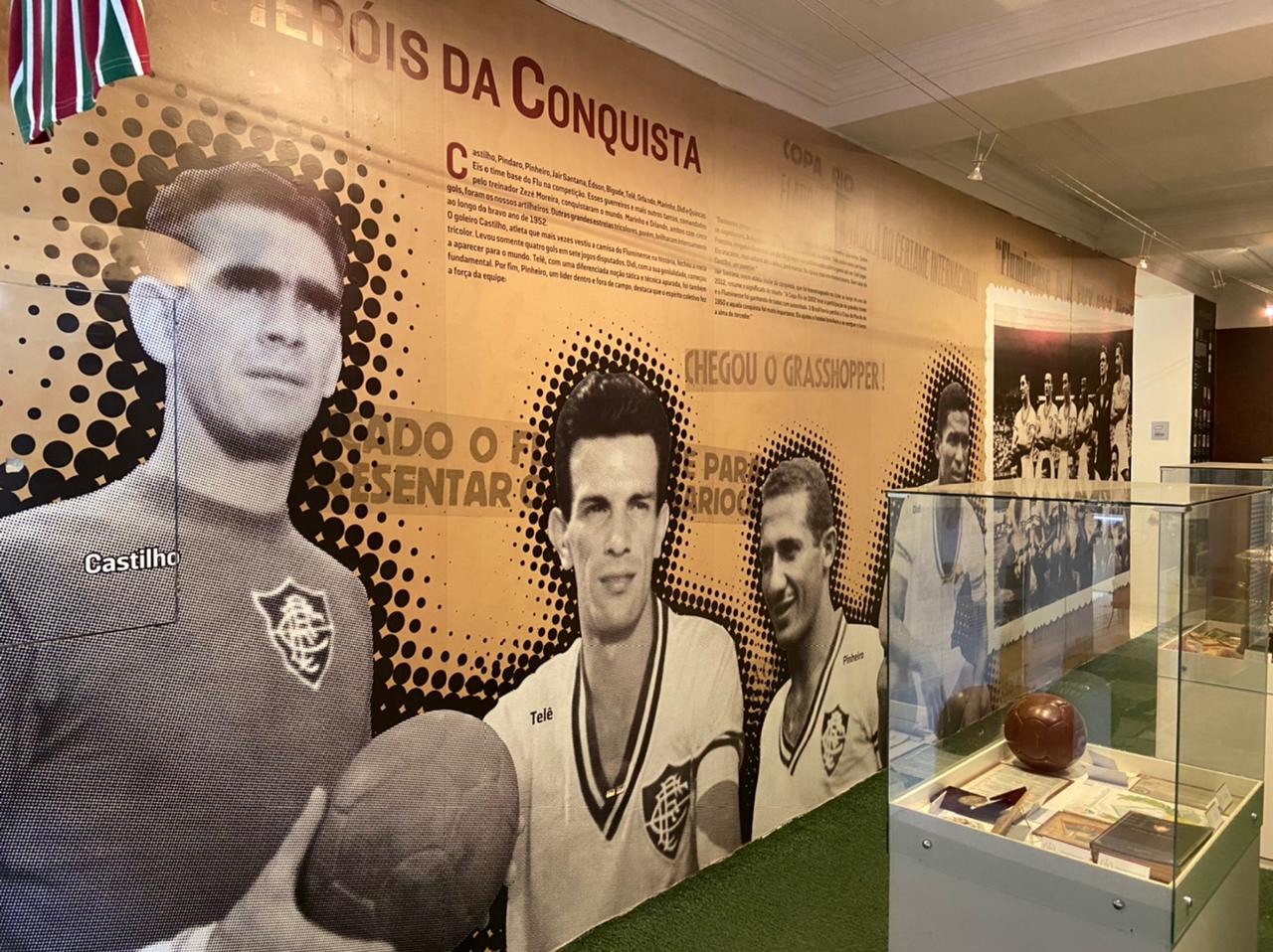 &Iacute;dolos hist&oacute;ricos e campe&otilde;es da Copa Rio em 1952, Castilho, Pinheiro e Tel&ecirc; dedicaram a vida ao Fluminense - Foto: Mailson Santana/Fluminense FC