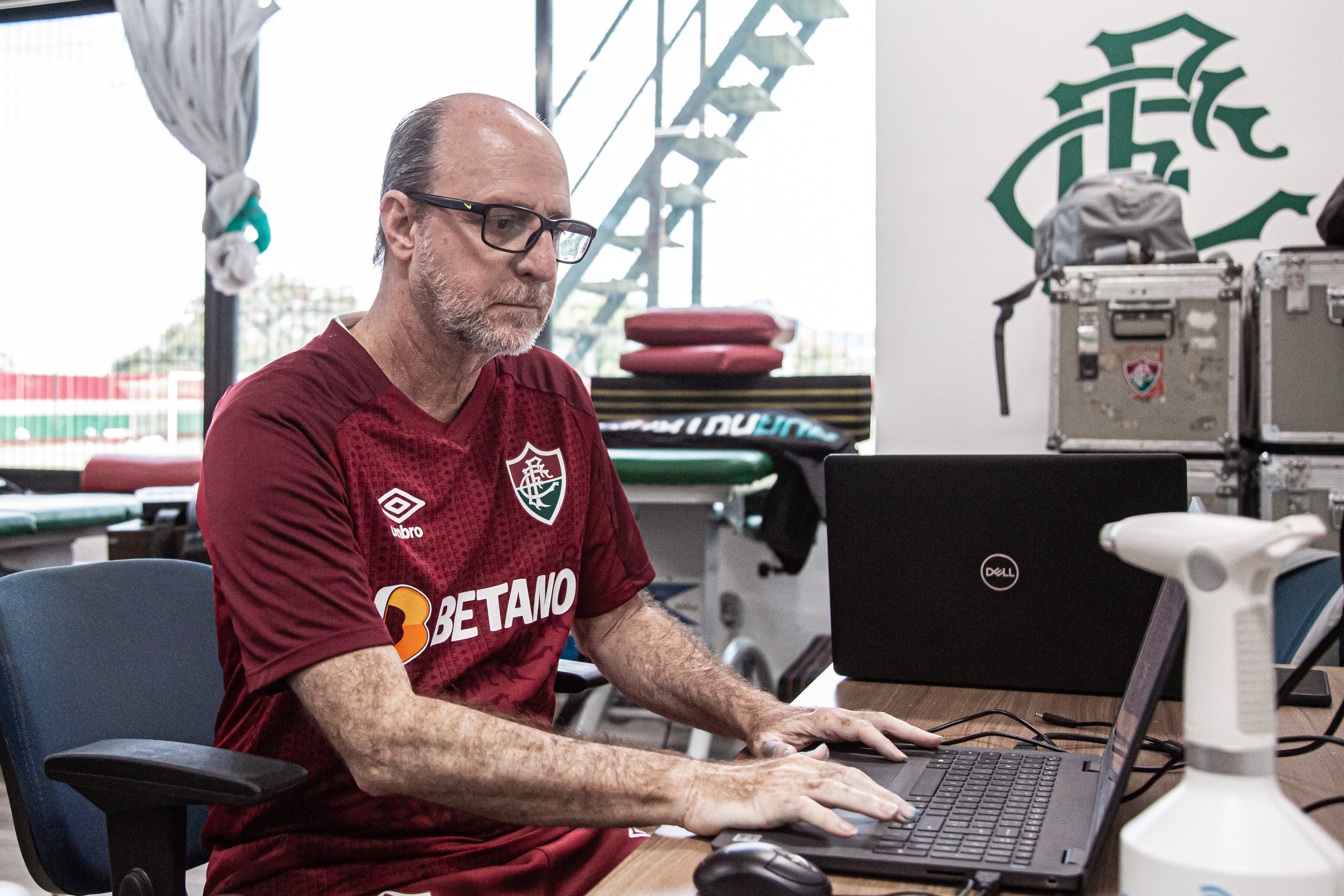 Nilton Petrone, o Fil&eacute;, foi decisivo para acerto de Renato Augusto com o Fluminense - Foto: Marcelo Gon&ccedil;alves/FFC