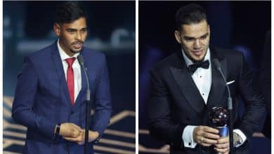 The Best: Ederson &eacute; eleito melhor goleiro e brasileiro ganha Pr&ecirc;mio Puskas por gola&ccedil;o na S&eacute;rie B