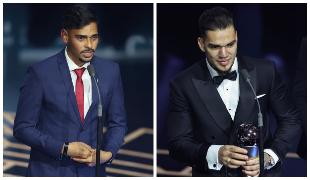 The Best: Ederson &eacute; eleito melhor goleiro e brasileiro ganha Pr&ecirc;mio Puskas por gola&ccedil;o na S&eacute;rie B