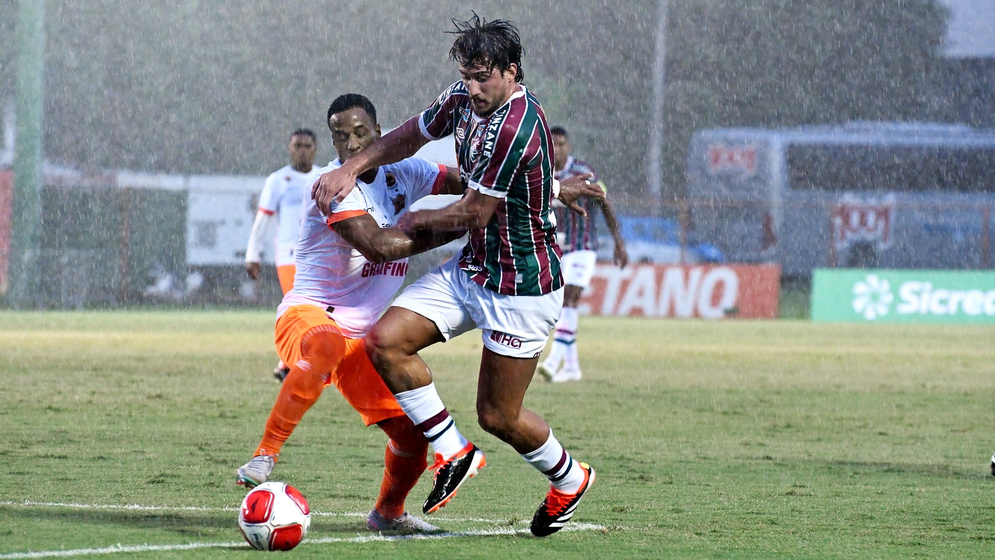 Gabriel Pires estreou contra o Nova Igua&ccedil;u no Fluminense, foi bem e est&aacute; com problemas f&iacute;sicos - Foto: MAILSON SANTANA/FLUMINENSE FC