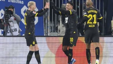 Problema era o United? Sancho reestreia com assist&ecirc;ncia e vit&oacute;ria no Borussia Dortmund