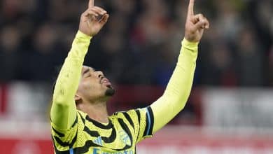 Em noite de Gabriel Jesus, Arsenal vence o Nottingham Forest para colar no l&iacute;der da Premier League
