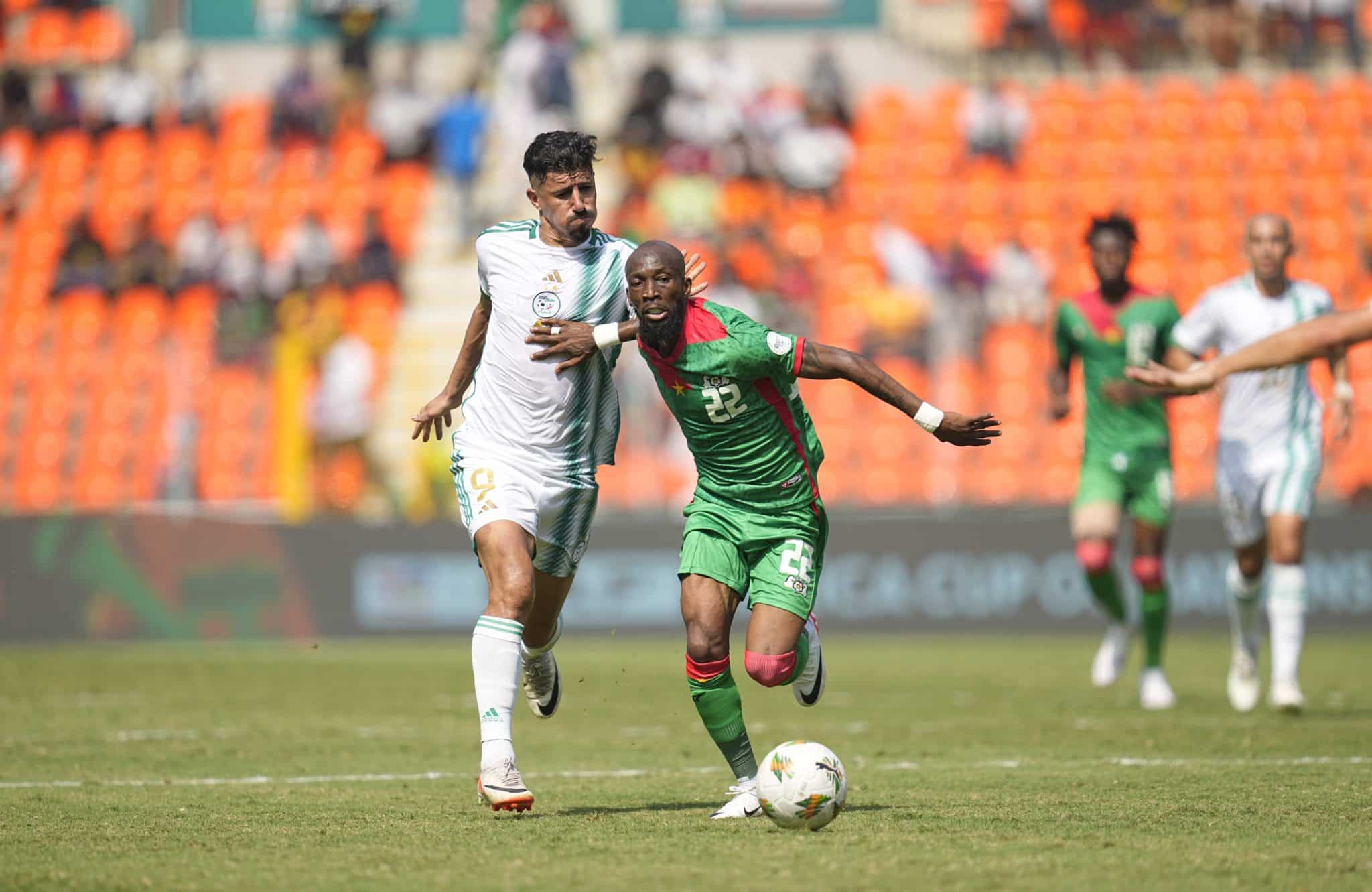 Burkina Faso sofre empate da Arg&eacute;lia nos acr&eacute;scimos, mas segue l&iacute;der do grupo na Copa Africana das Na&ccedil;&otilde;es