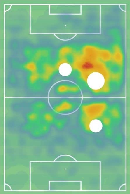 Mapa de calor de Jos&eacute; Cifuentes no ano de 2023